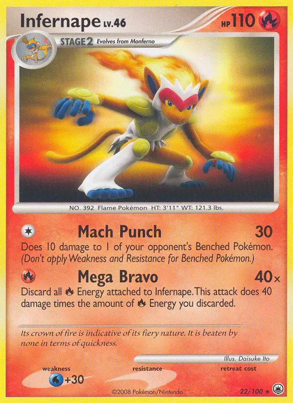 Infernape, Majestic Dawn #22
