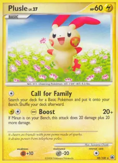 Plusle, Majestic Dawn #28/100
