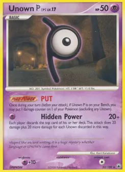 Unown P, Majestic Dawn #33/100