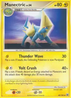 Manectric, Majestic Dawn #40/100