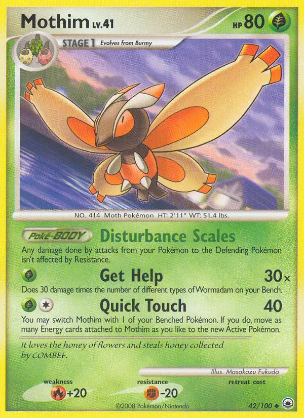 Mothim, Majestic Dawn #42
