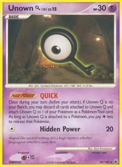 Unown Q, Majestic Dawn #49/100