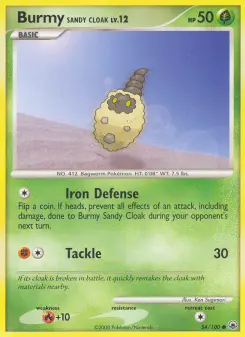 Burmy Sandy Cloak, Majestic Dawn #54/100