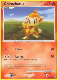 Chimchar, Majestic Dawn #56/100