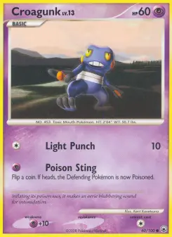 Croagunk, Majestic Dawn #60/100
