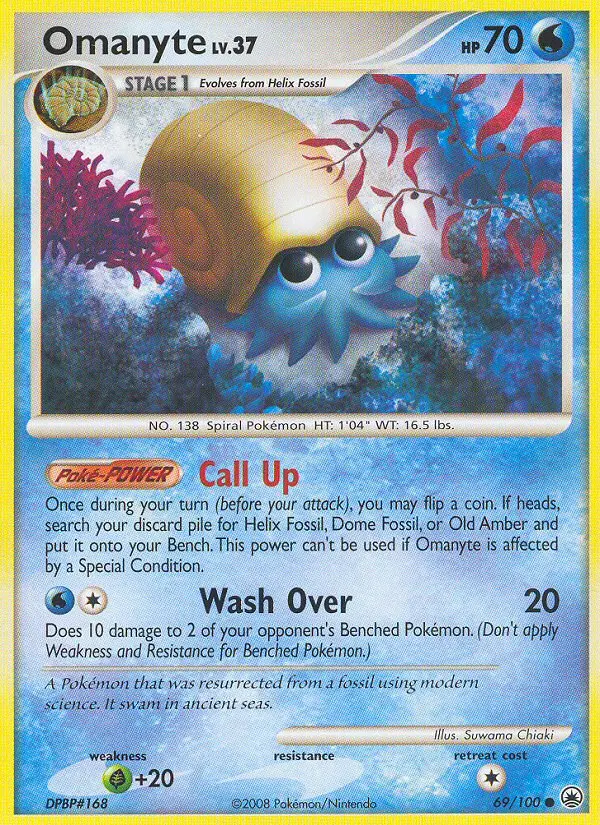 Omanyte, Majestic Dawn #69