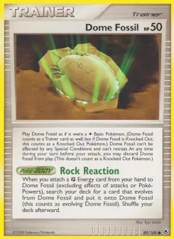 Dome Fossil, Majestic Dawn #89/100