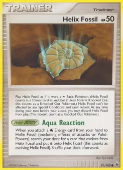 Helix Fossil, Majestic Dawn #91/100