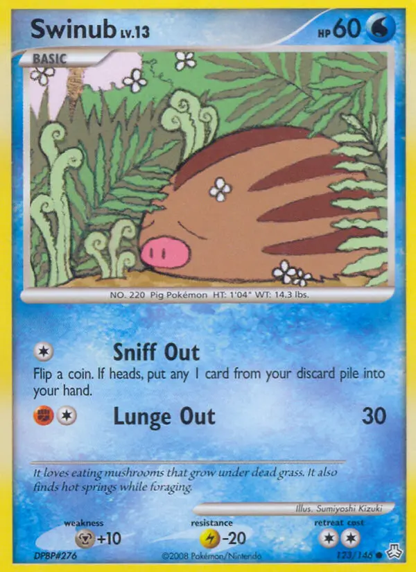 Swinub, Legends Awakened #123
