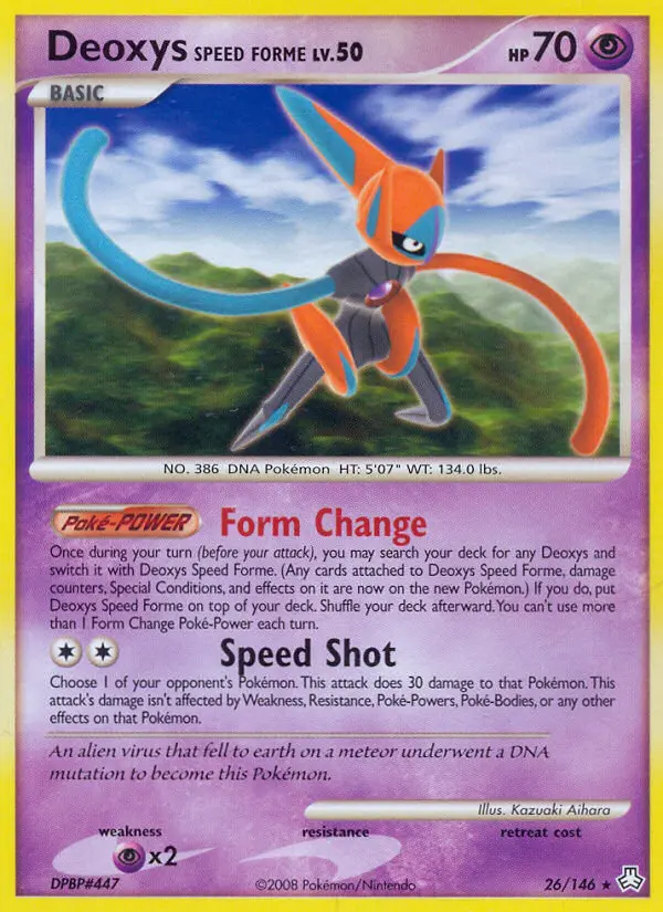 Deoxys Speed Forme, Legends Awakened #26