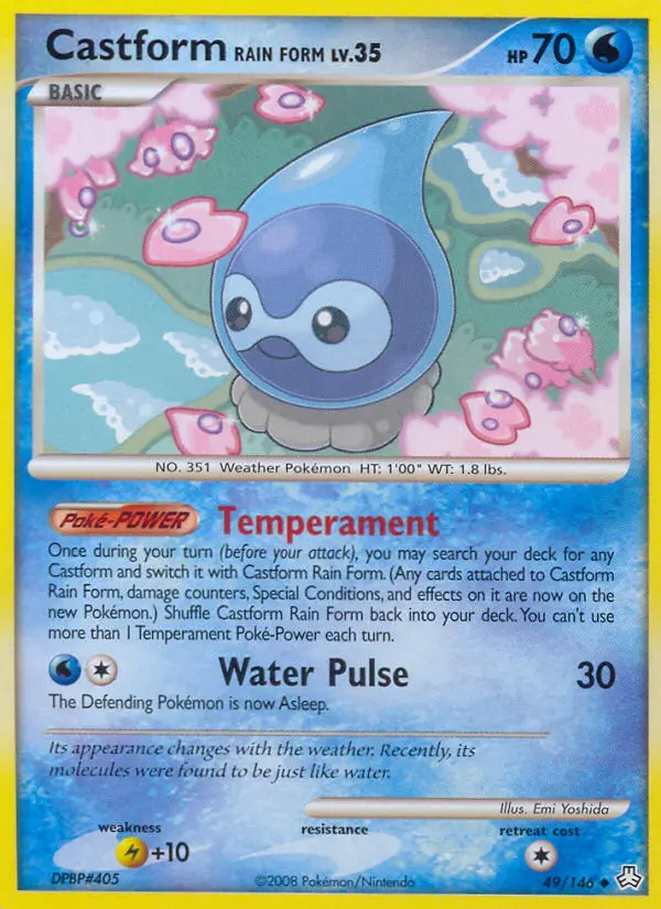 Castform Rain Form, Legends Awakened #49