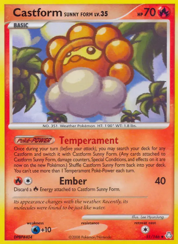 Castform Sunny Form, Legends Awakened #51