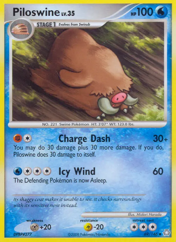 Piloswine, Legends Awakened #69