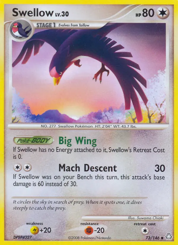 Swellow, Legends Awakened #73