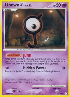 Unown J, Legends Awakened #76/146