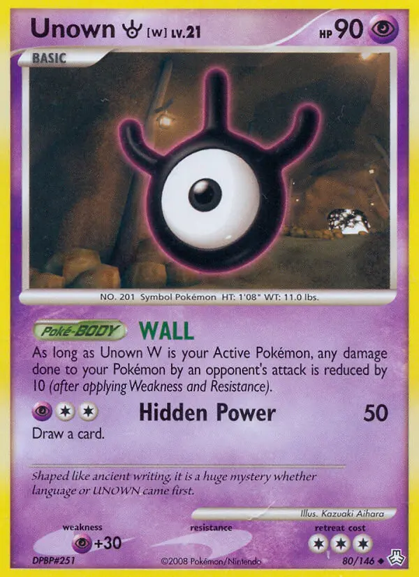 Unown W, Legends Awakened #80