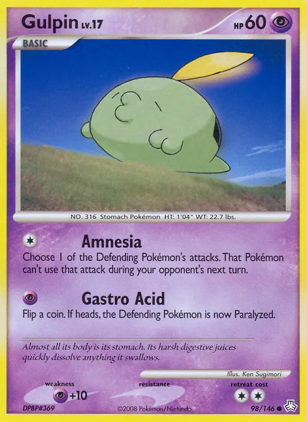 Gulpin, Legends Awakened #98