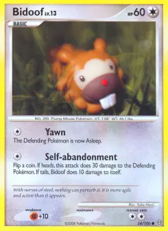 Bidoof, Stormfront #54/100