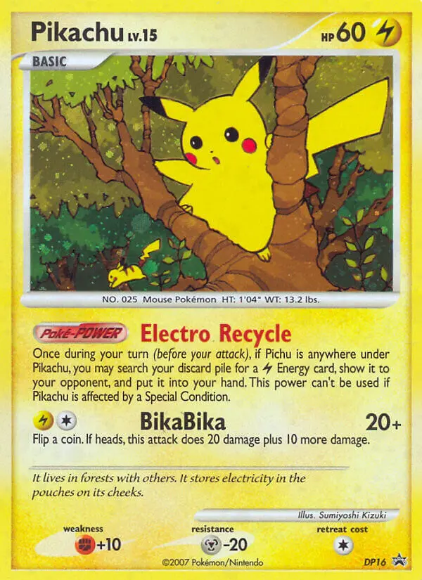 Pikachu, DP Black Star Promos #DP16