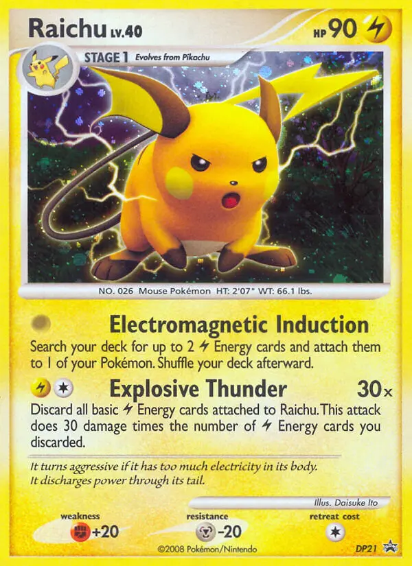 Raichu, DP Black Star Promos #DP21