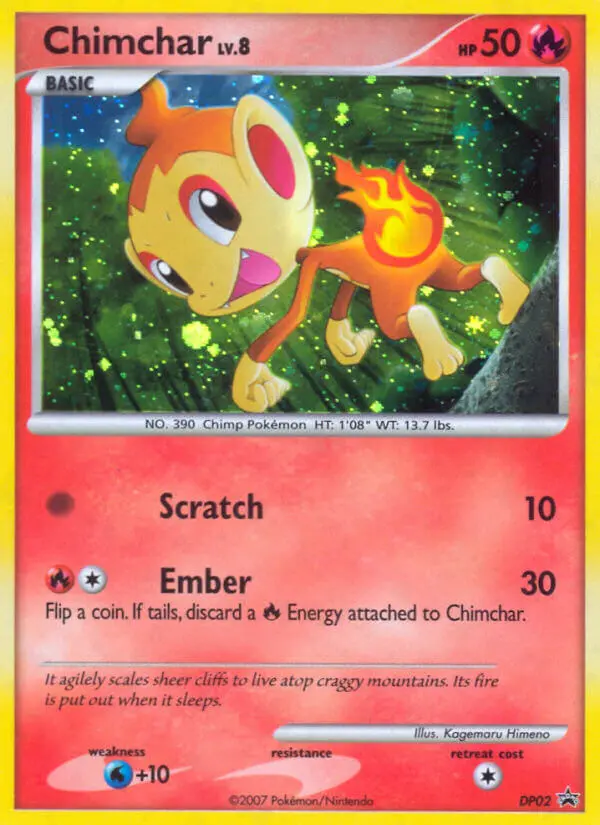 Chimchar, DP Black Star Promos #DP2