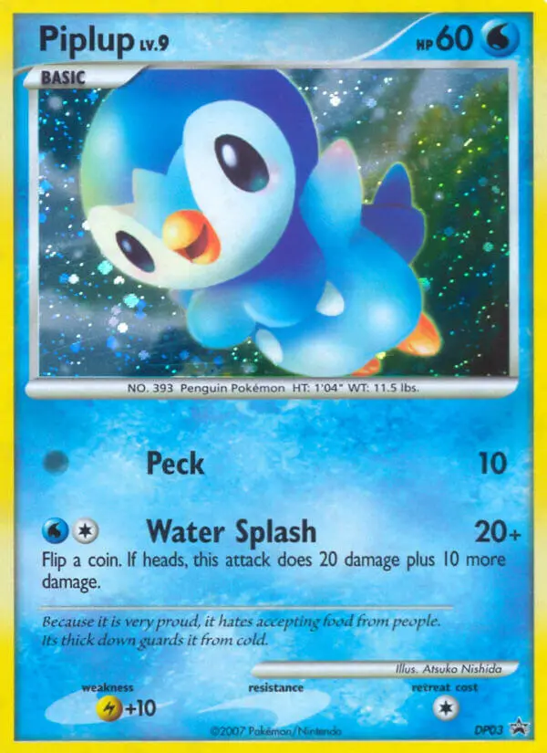 Piplup, DP Black Star Promos #DP3