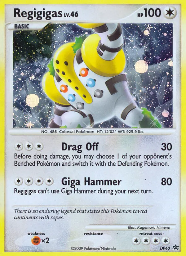 Regigigas, DP Black Star Promos #DP40