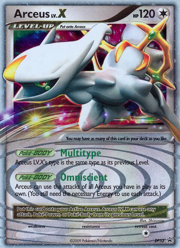 Arceus, DP Black Star Promos #DP53