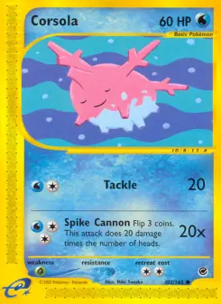 Corsola, Expedition Base Set #102/165
