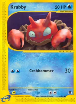 Krabby, Expedition Base Set #115/165