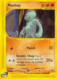 Machop, Expedition Base Set #117/165