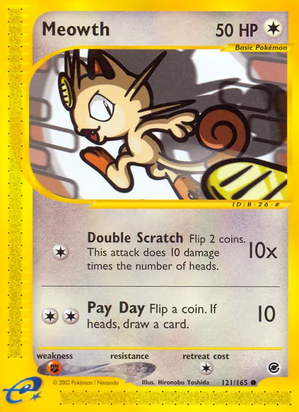 Meowth, Expedition Base Set #121