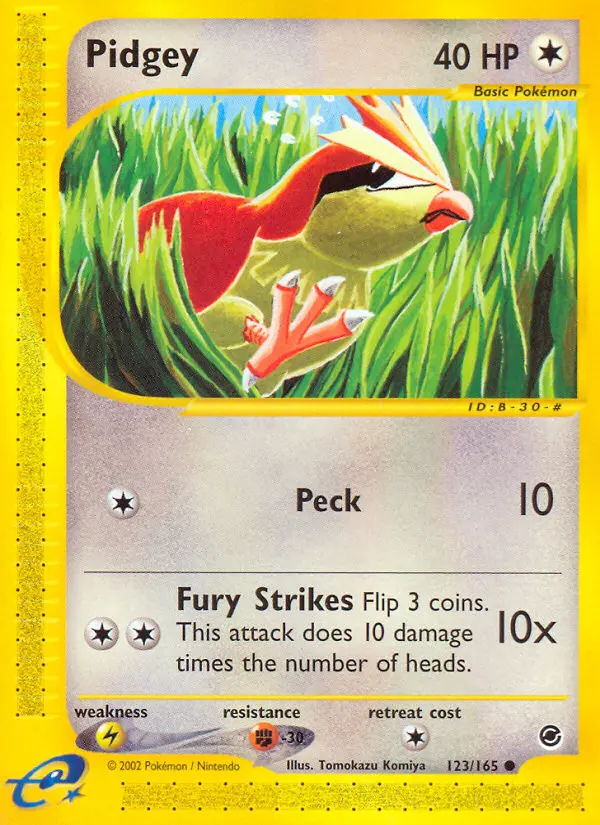 Pidgey, Expedition Base Set #123