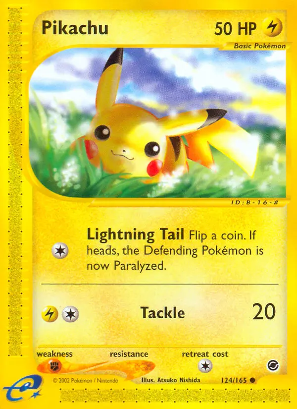 Pikachu, Expedition Base Set #124