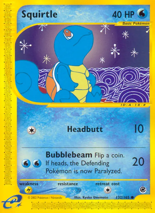 Squirtle, Expedition Base Set #132
