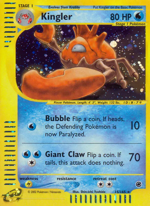 Kingler, Expedition Base Set #15