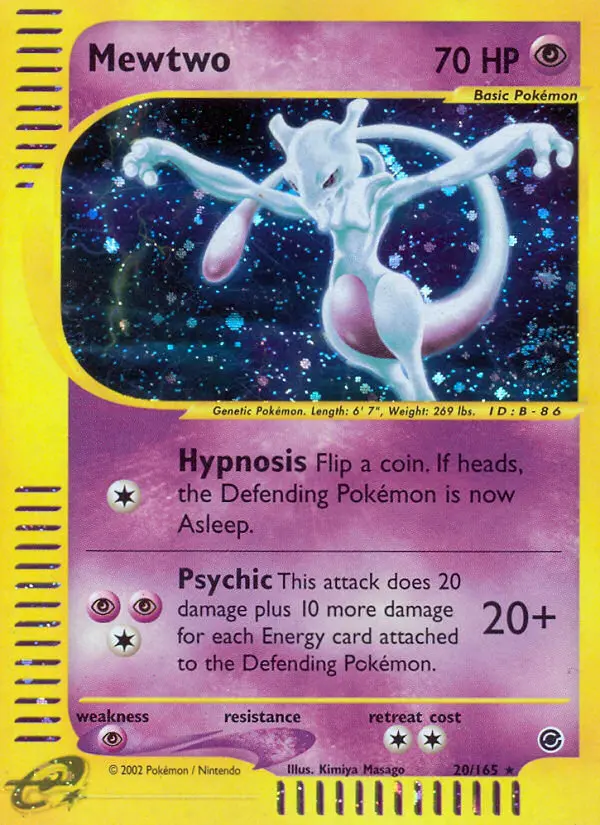 Mewtwo, Expedition Base Set #20