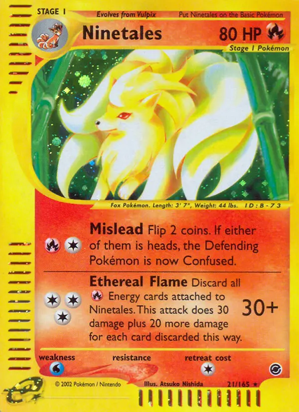 Ninetales, Expedition Base Set #21
