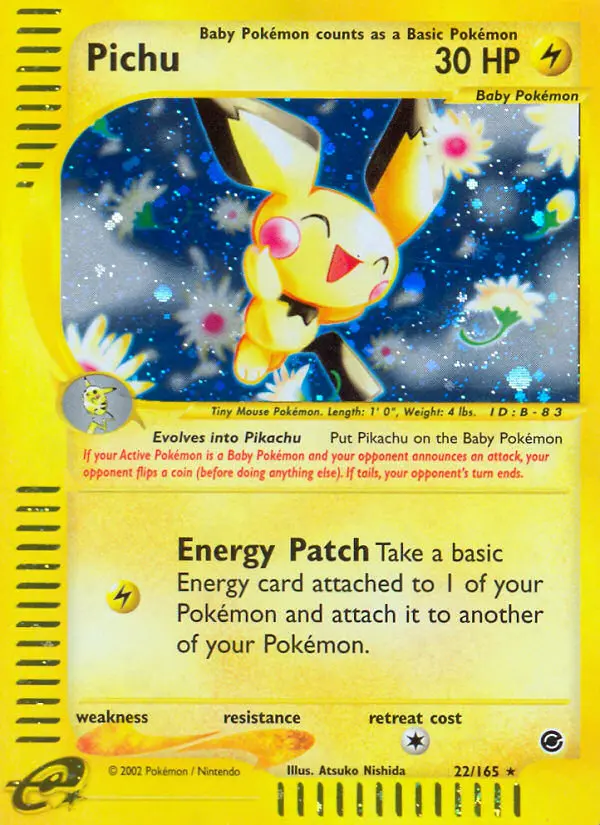 Pichu, Expedition Base Set #22