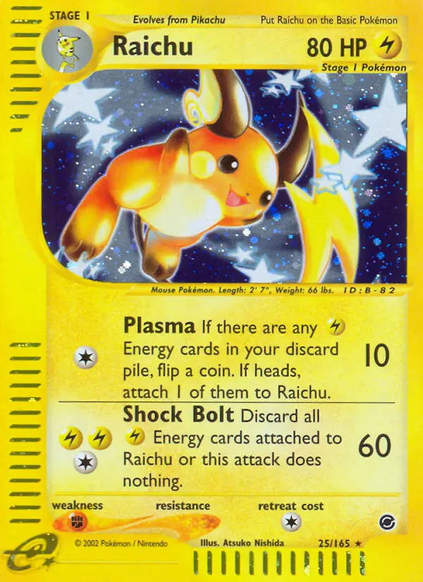 Raichu, Expedition Base Set #25