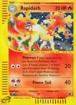 Rapidash, Expedition Base Set #26/165