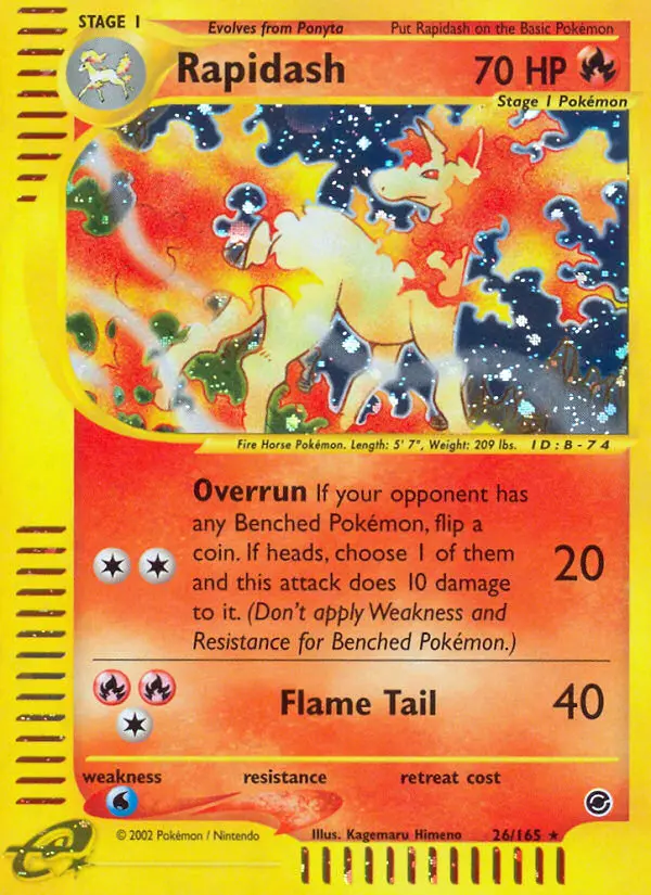 Rapidash, Expedition Base Set #26