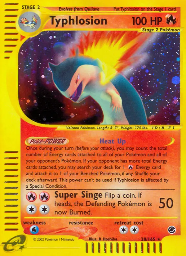 Typhlosion, Expedition Base Set #28