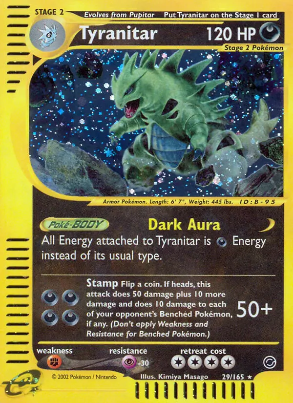 Tyranitar, Expedition Base Set #29