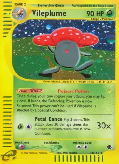 Vileplume, Expedition Base Set #31/165