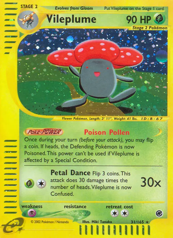 Vileplume, Expedition Base Set #31