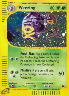 Weezing, Expedition Base Set #32/165