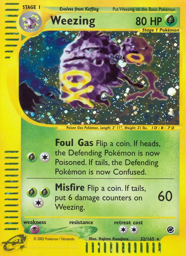 Weezing, Expedition Base Set #32