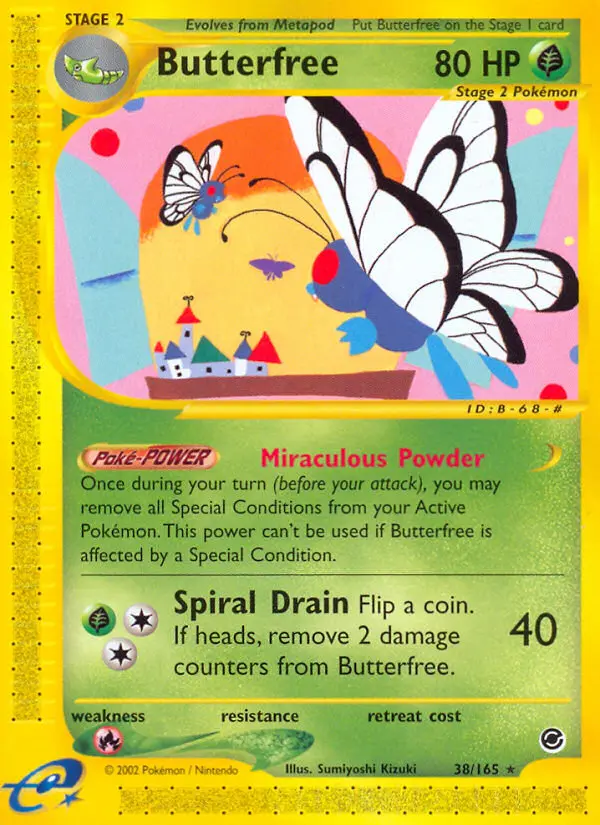 Butterfree, Expedition Base Set #38