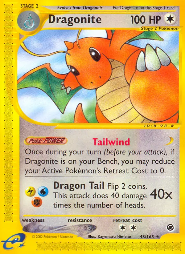 Dragonite, Expedition Base Set #43